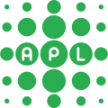 Revised APL logo in IBM Carbon Green, Inspired directly by the APL Wiki logo and including the classical APL glyphs.
